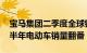 宝马集团二季度全球销量同比下降19.8% 上半年电动车销量翻番