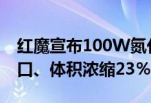 红魔宣布100W氮化镓充电器：3C1A透明四口、体积浓缩23％