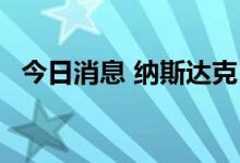今日消息 纳斯达克100指数期货下跌0.4%