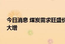 今日消息 煤炭需求旺盛价格上涨 多家煤企预告上半年净利大增