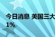 今日消息 美国三大股指集体收跌  推特大跌11%