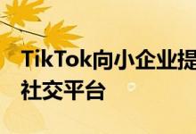 TikTok向小企业提供免费培训 引导企业利用社交平台