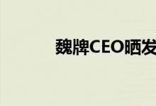 魏牌CEO晒发票：已提问界M5