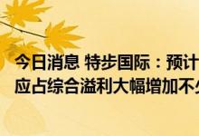 今日消息 特步国际：预计上半年录得公司普通股股权持有人应占综合溢利大幅增加不少于35%