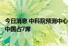 今日消息 中科院预测中心：预计今年全球前十大集装箱港口中国占7席