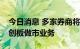 今日消息 多家券商将上报方案，“闯关”科创板做市业务