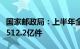 国家邮政局：上半年全国快递业务量累计完成512.2亿件