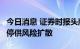 今日消息 证券时报头版评论：谨防烂尾楼盘，停供风险扩散