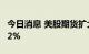 今日消息 美股期货扩大涨幅，纳指期货涨0.52%