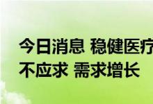 今日消息 稳健医疗：上半年防护服等产品供不应求 需求增长