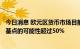 今日消息 欧元区货币市场目前预计9月份欧洲央行加息50个基点的可能性超过50%