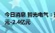 今日消息 智光电气：预计上半年净亏损1.7亿元-2.4亿元