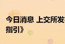 今日消息 上交所发布《保障性租赁住房REITs指引》