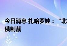 今日消息 扎哈罗娃：“北溪-1”的未来取决于欧洲需求和对俄制裁