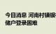 今日消息 河南村镇银行垫付第一日系统拥堵 储户登录困难