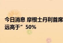今日消息 摩根士丹利首席执行官认为欧洲经济衰退的概率“远高于”50%
