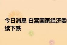 今日消息 白宫国家经济委员会主任：本月汽油价格应该会继续下跌