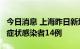 今日消息 上海昨日新增本土确诊病例3例、无症状感染者14例