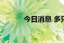 今日消息 多只高位股午后大跌
