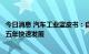 今日消息 汽车工业蓝皮书：自动驾驶末端配送小车将在未来五年快速发展