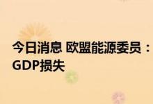 今日消息 欧盟能源委员：欧盟天然气供应停滞或导致1.5％ GDP损失