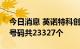 今日消息 英诺特科创板IPO中签结果：中签号码共23327个