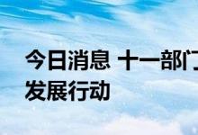 今日消息 十一部门：实施智慧健康养老产业发展行动