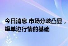 今日消息 市场分歧凸显，分析人士：当前债券市场或缺乏演绎单边行情的基础