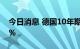 今日消息 德国10年期国债收益率跌至1.046%