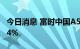 今日消息 富时中国A50指数期货开盘上涨0.14%