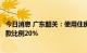 今日消息 广东韶关：使用住房公积金贷款购买住房最低首付款比例20%