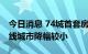 今日消息 74城首套房贷利率低至4.25%，一线城市降幅较小