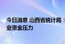 今日消息 山西省统计局：加强房地产市场调控 努力缓解企业资金压力