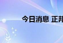今日消息 正邦科技开盘跌近8%