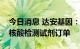 今日消息 达安基因：有接到来自欧洲的猴痘核酸检测试剂订单