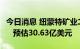 今日消息 纽蒙特矿业二季度营收30.58亿美元   预估30.63亿美元