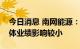 今日消息 南网能源：组件价格上涨对公司整体业绩影响较小