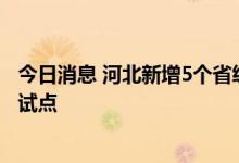 今日消息 河北新增5个省级整县 市、区屋顶分布式光伏开发试点