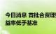 今日消息 首批合资理财公司产品到期 八成收益率低于基准