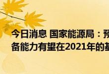 今日消息 国家能源局：预计到“十四五”末 我国天然气储备能力有望在2021年的基础上再翻一番