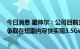 今日消息 星帅尔：公司目前光伏业务占比在35%左右 未来争取在短期内尽快实现3.5Gw的产能