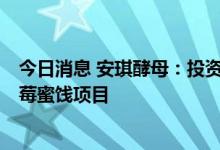 今日消息 安琪酵母：投资设立合资公司建设年产1万吨蔓越莓蜜饯项目