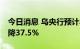 今日消息 乌央行预计乌克兰下半年GDP将下降37.5%