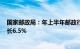 国家邮政局：年上半年邮政行业业务收入6543亿元 同比增长6.5%