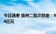 今日消息 扬州二批次供地：9宗宅地全部成交 总成交额30.94亿元