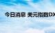 今日消息 美元指数DXY日内跌幅达0.50%