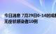 今日消息 7月29日0-14时成都新增本土确诊病例4例、本土无症状感染者10例