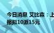 今日消息 艾比森：上半年净利8142万元 中报拟10派15元