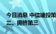 今日消息 中信建投策略：景气第一、估值第二、拥挤第三