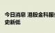 今日消息 港股金科服务股价跌破10港元 创历史新低